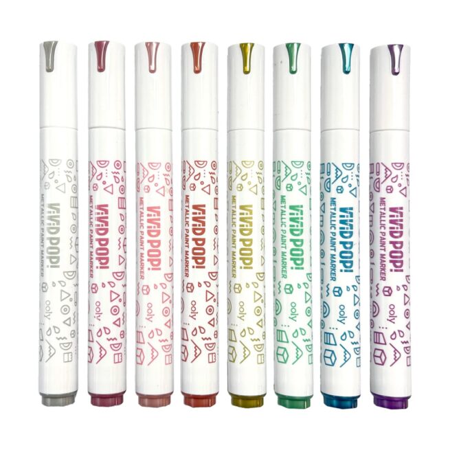 Ooly Markers – ViViD POP Paint! Markers - Metallic/8 - Image 2