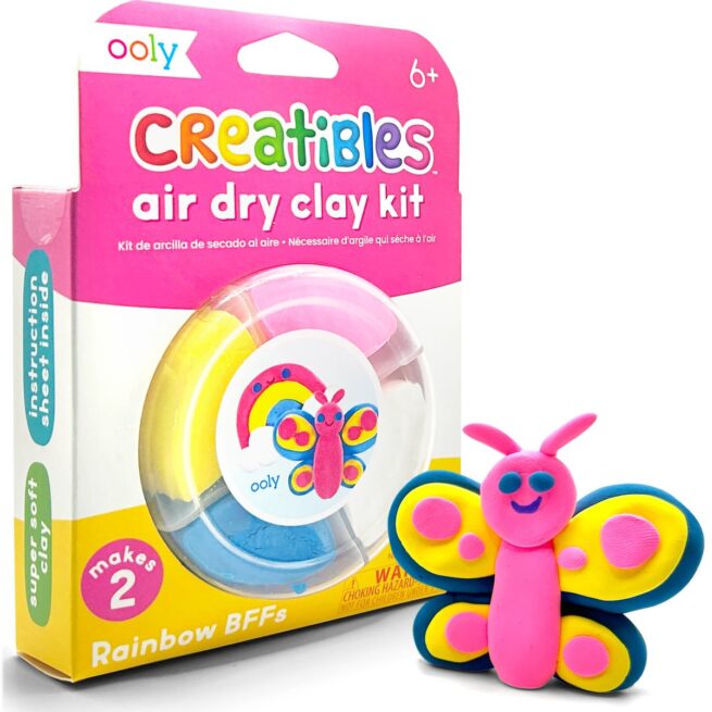 Ooly Creatibles Air Dry Clay Kit - Rainbow BFF's