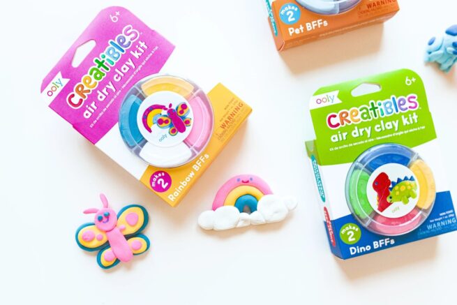Ooly Creatibles Air Dry Clay Kit - Rainbow BFF's - Image 2