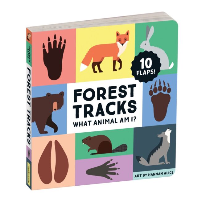 Mudpuppy Board Book - Forest Track