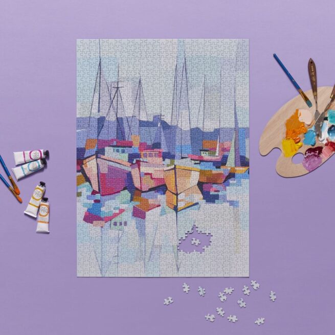 WerkShoppe 1000 Pc Puzzle – Marina - Image 2