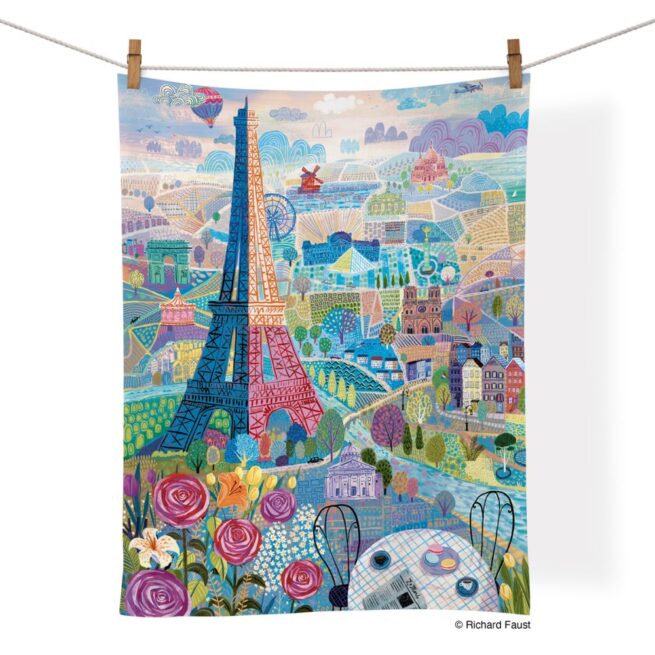 WerkShoppe Cotton Tea Towel – Paris