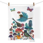 WerkShoppe Cotton Tea Towel – Mushroom Garden