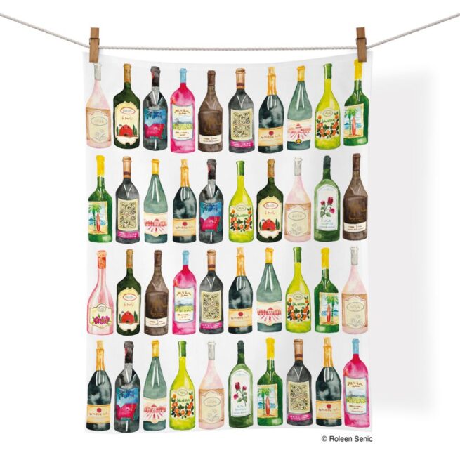 WerkShoppe Cotton Tea Towel – Wine Cellar