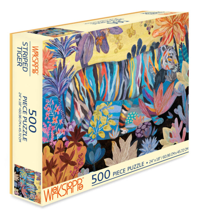 WerkShoppe 500 Pc Puzzle – Striped Tiger