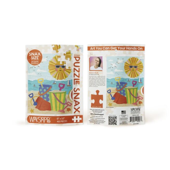 WerkShoppe Snax 48 Pc Puzzle – Beach Play - Image 2