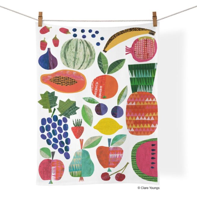WerkShoppe Cotton Tea Towel – Fruit Stand