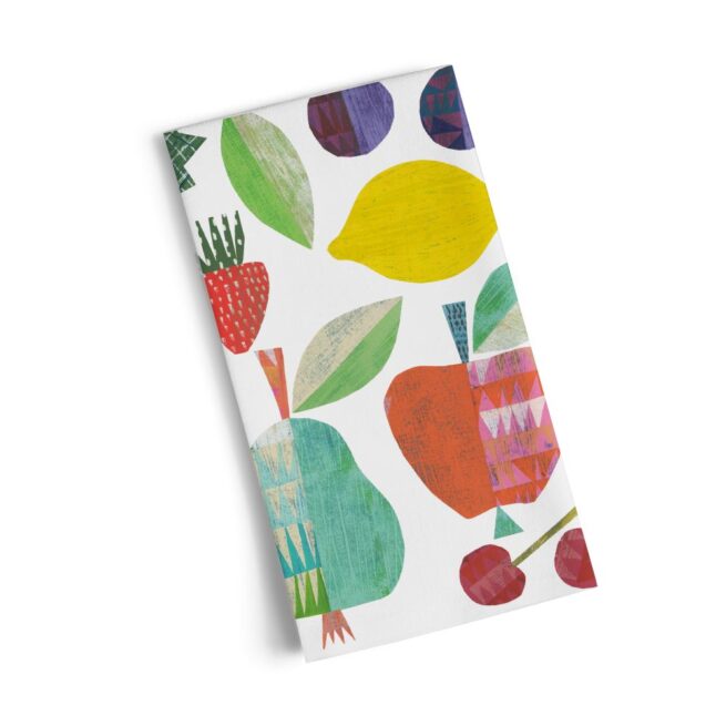 WerkShoppe Cotton Tea Towel – Fruit Stand - Image 2