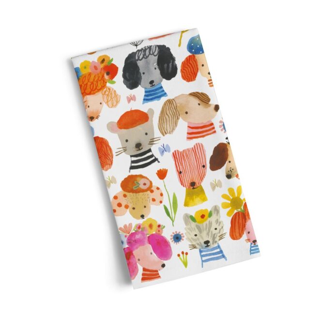 WerkShoppe Cotton Tea Towel – Dog Eared - Image 2