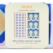 WerkShoppe Large Beach Towel – Greek Key Tiles