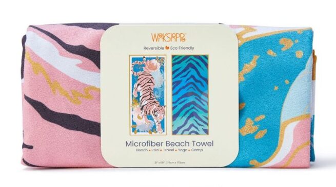 WerkShoppe Large Beach Towel – Crouching Tiger