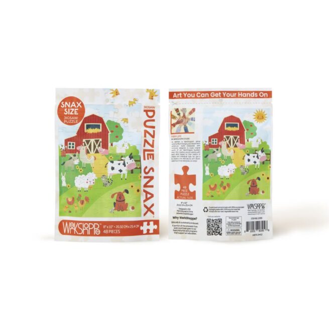 WerkShoppe Snax 48 Pc Puzzle – Farm Life - Image 2