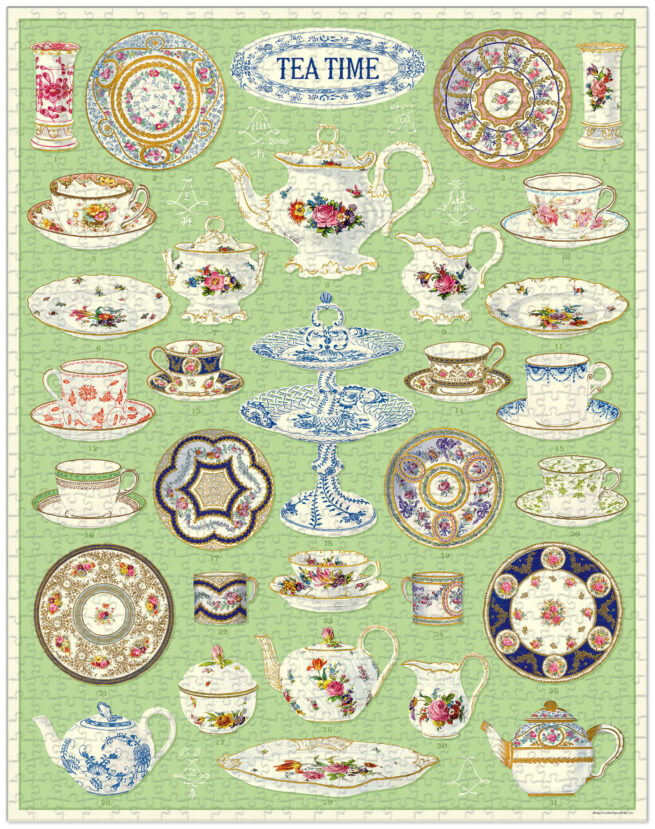 Cavallini - 1000 Pc Puzzle Tea Time - Image 2