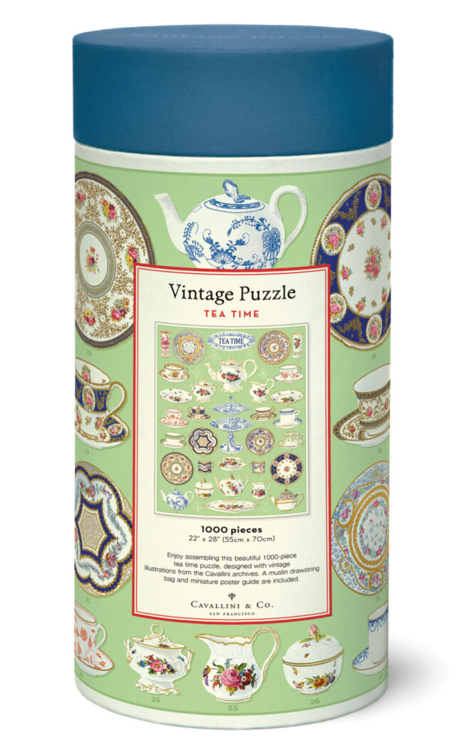 Cavallini - 1000 Pc Puzzle Tea Time - Image 3