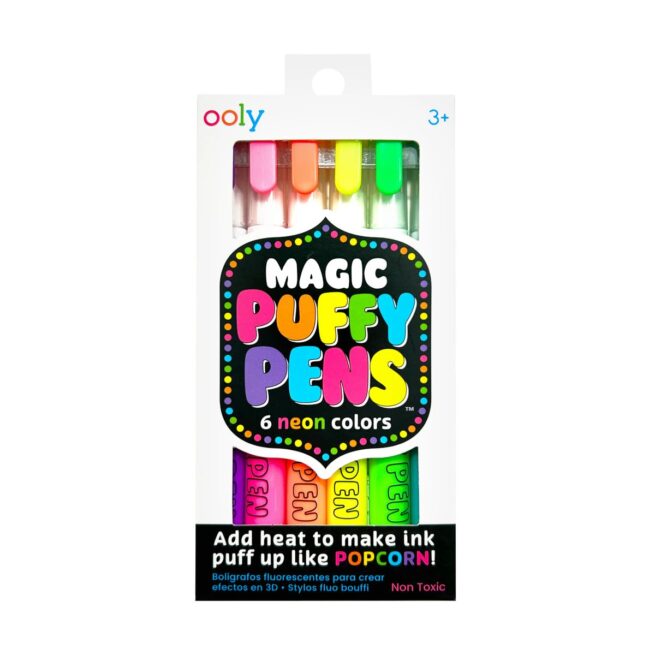 Ooly Magic Puffy Pens/6
