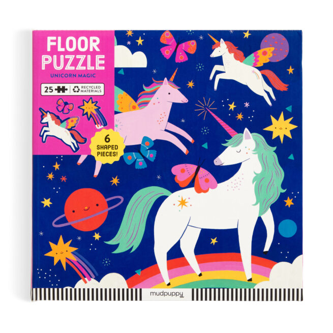 Mudpuppy 25 Pc Floor Puzzle - Unicorn Magic - Image 2