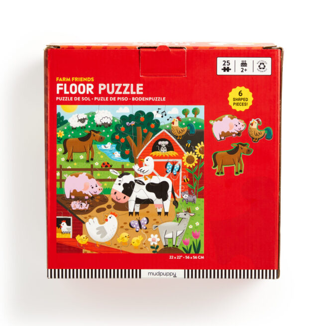 Mudpuppy 25 Pc Floor Puzzle - Farm Friends - Image 3