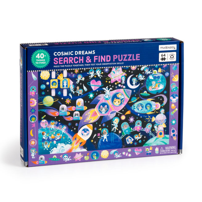 Mudpuppy 64 Pc Search & Find Puzzle - Cosmic Dreams