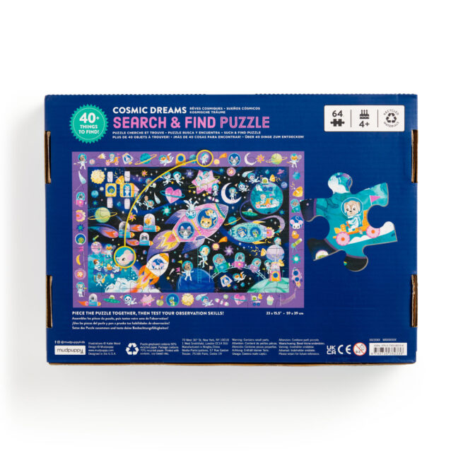 Mudpuppy 64 Pc Search & Find Puzzle - Cosmic Dreams - Image 2
