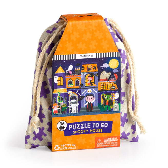 Mudpuppy 36 pc To Go Puzzle - Spooky House