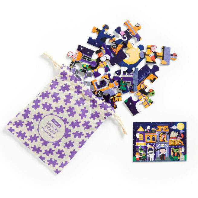 Mudpuppy 36 pc To Go Puzzle - Spooky House - Image 2