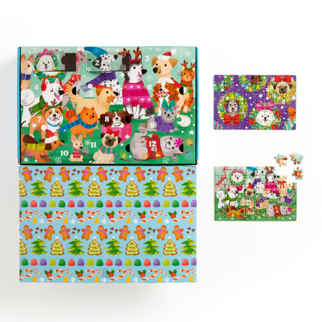 Mudpuppy Advent Calendar Mini Puzzles - Ho Ho Howl - Image 4