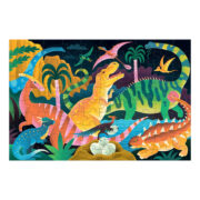 Mudpuppy 100 Pc Glow Puzzle - Dinosaur Park - Image 2