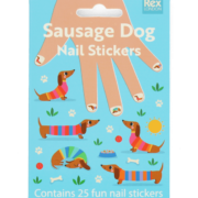 Rex London Child Nail Stickers - Sausage Dog
