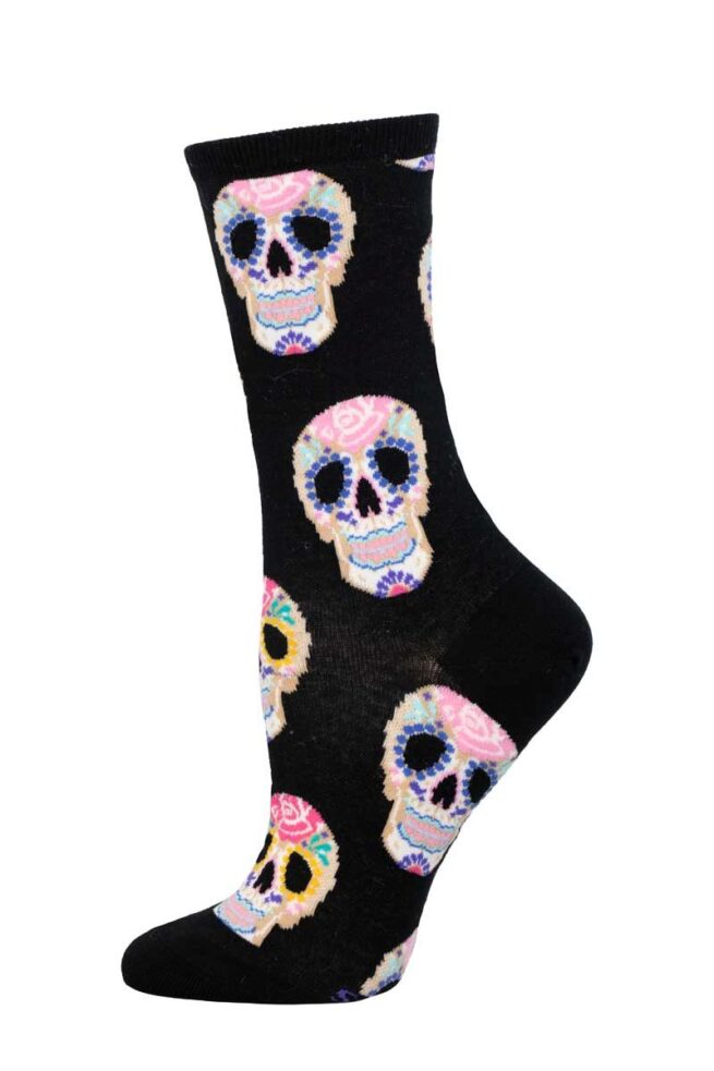 Socksmith Ladies Socks - Dia De Los Muertos Skull