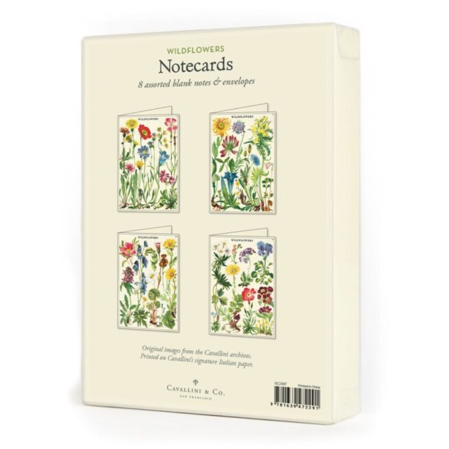 Cavallini Boxed Notecards - Wildflowers - Image 2