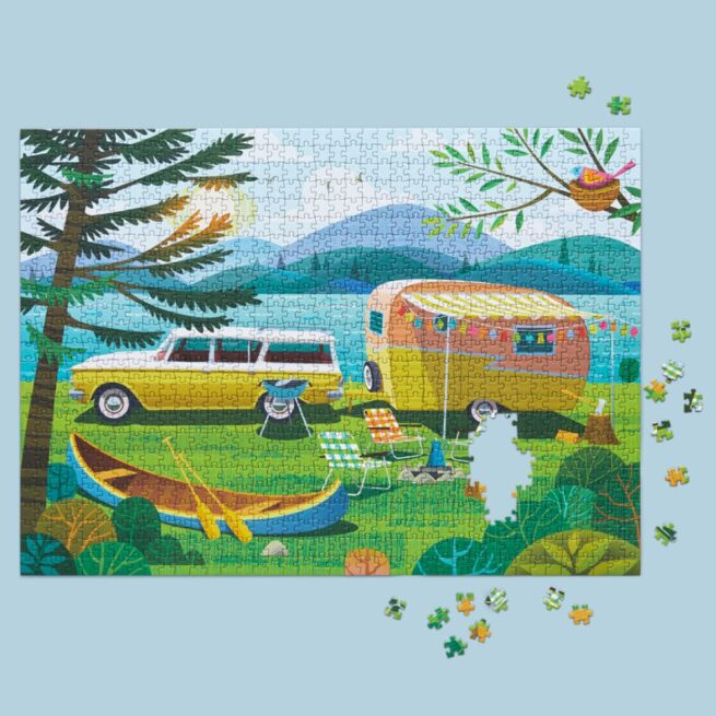 WerkShoppe 1000 Pc Puzzle – Happy Camper - Image 4