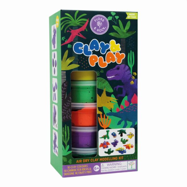 Floss & Rock Clay & Play - Dinosaur