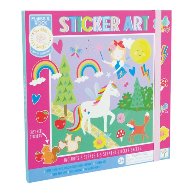 Floss & Rock Sticker Art - Rainbow Fairy