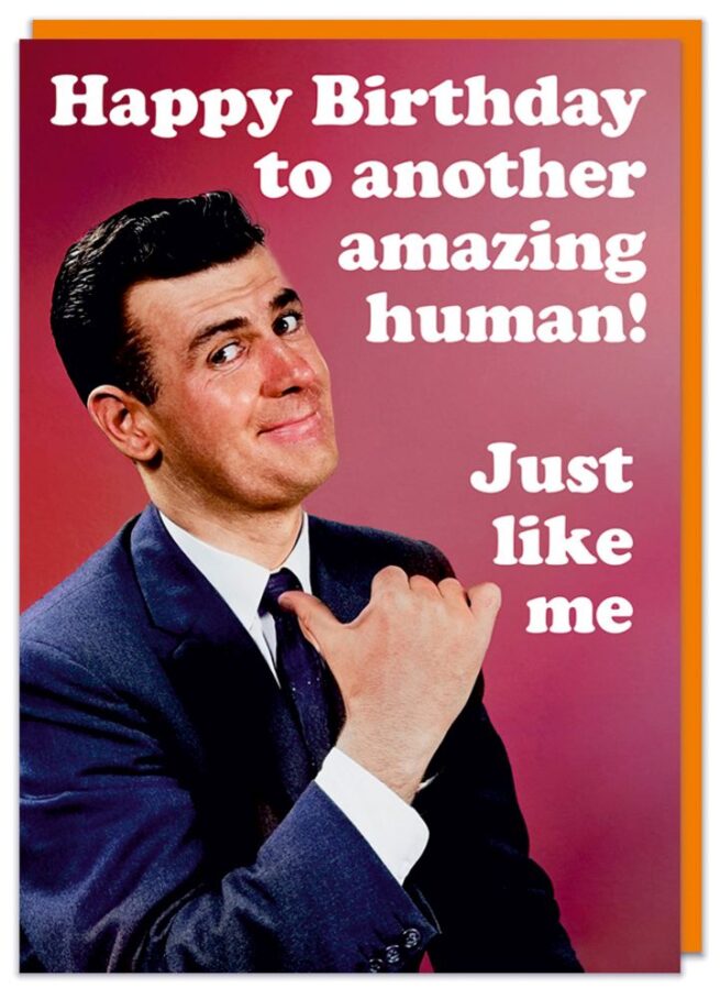 Dean Morris Card - Happy Birthday to Another Amazing Human ... Just like Me