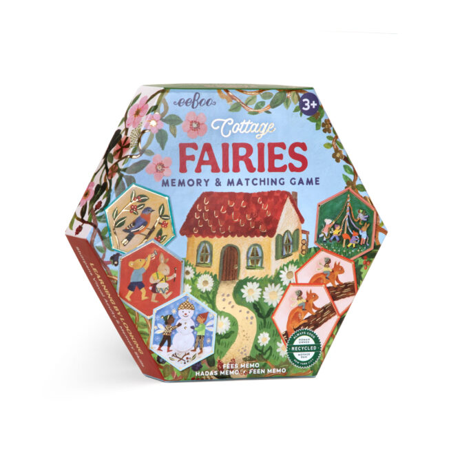 eeBoo Memory & Matching Game - Cottage Fairies