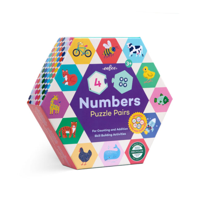 eeBoo Puzzle Pairs - Numbers