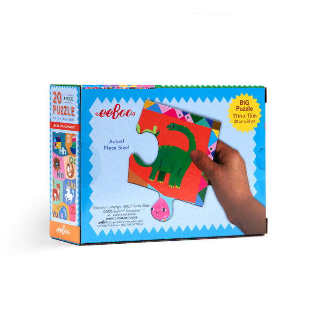 eeBoo 20 Pc Puzzle - Learn the Alphabet - Image 2