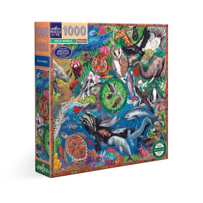 eeBoo 1000 Pc Puzzle - Wild World
