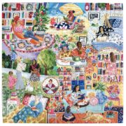 eeBoo 1000 Pc Puzzle - Women Reading - Image 2