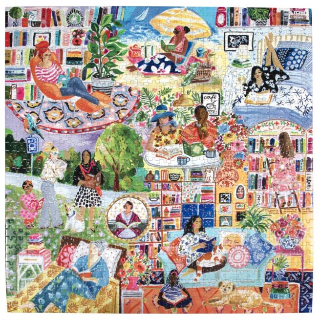 eeBoo 1000 Pc Puzzle - Women Reading - Image 2