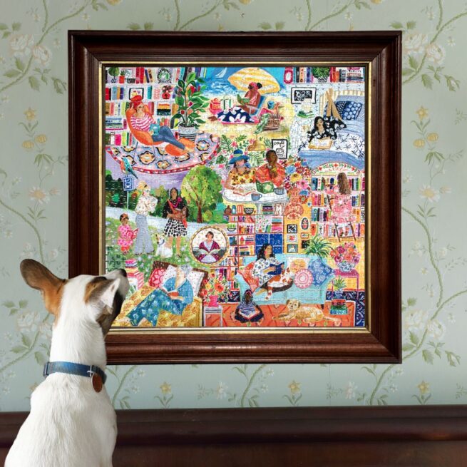 eeBoo 1000 Pc Puzzle - Women Reading - Image 4