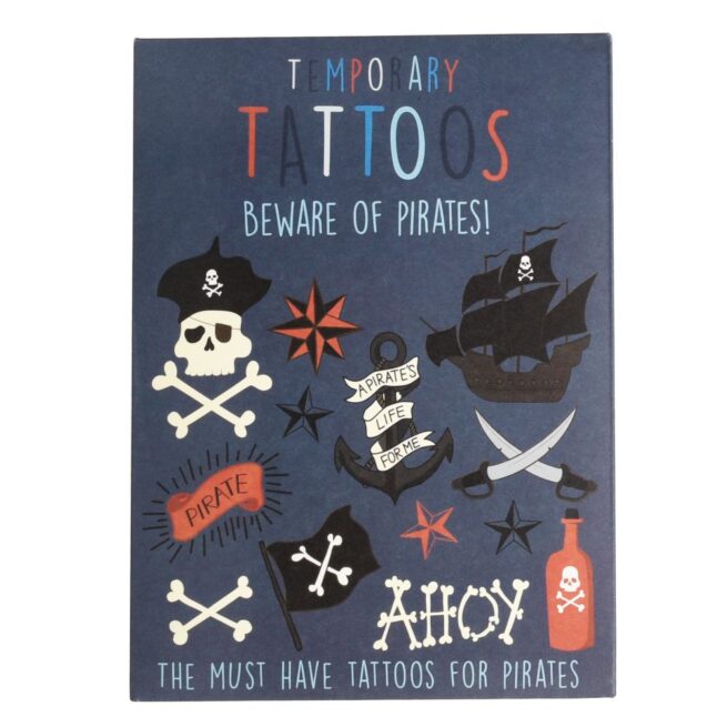 Rex London Temporary Tattoos – Beware of Pirates!