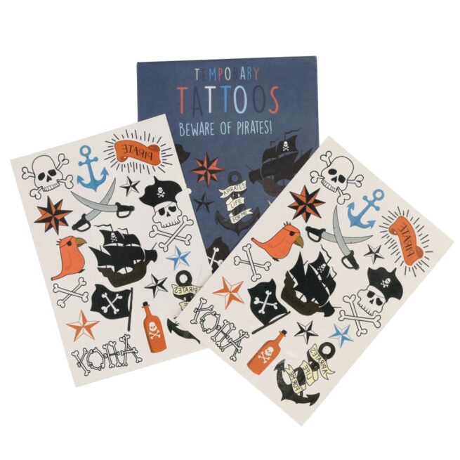 Rex London Temporary Tattoos – Beware of Pirates! - Image 2