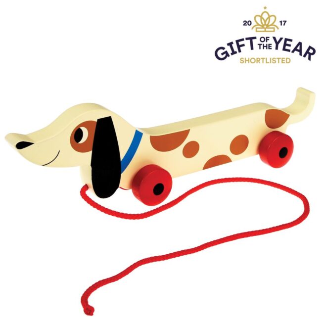 Rex London Wooden Pull Toy - Charlie - Image 2