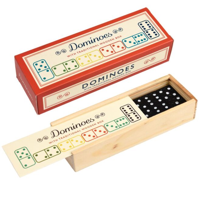 Rex London Traditional Wooden Dominoes - Image 2
