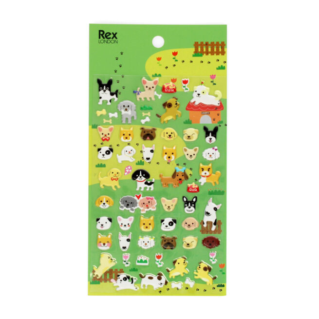 Rex London Puffy Stickers - Dogs