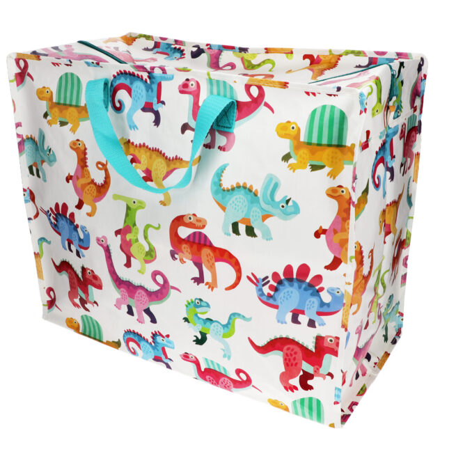 Rex London Jumbo Storage Bag - Baby Dinosaurs