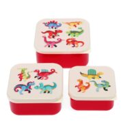 Rex London Snack Box Set of 3 - Baby Dinosaur