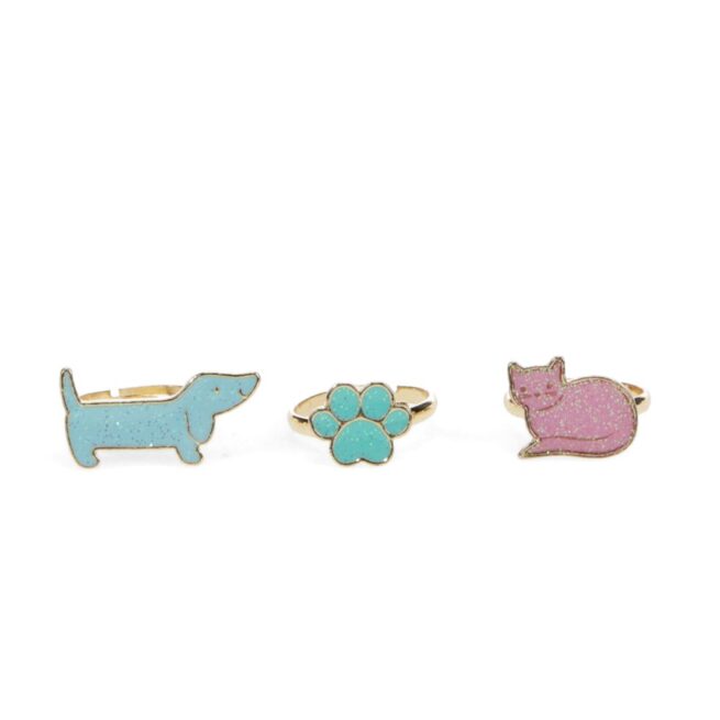 Rex London Glitter Rings/3 -Dog & Cat - Image 2