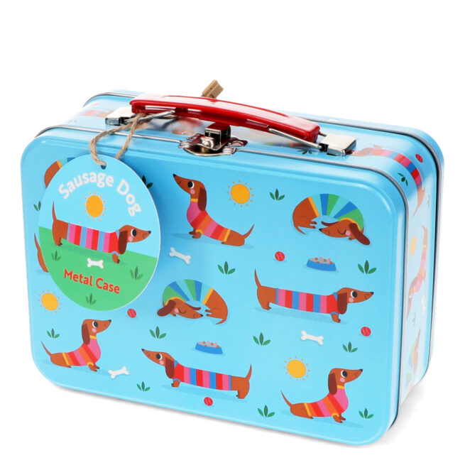 Rex London Tin Case - Sausage Dog